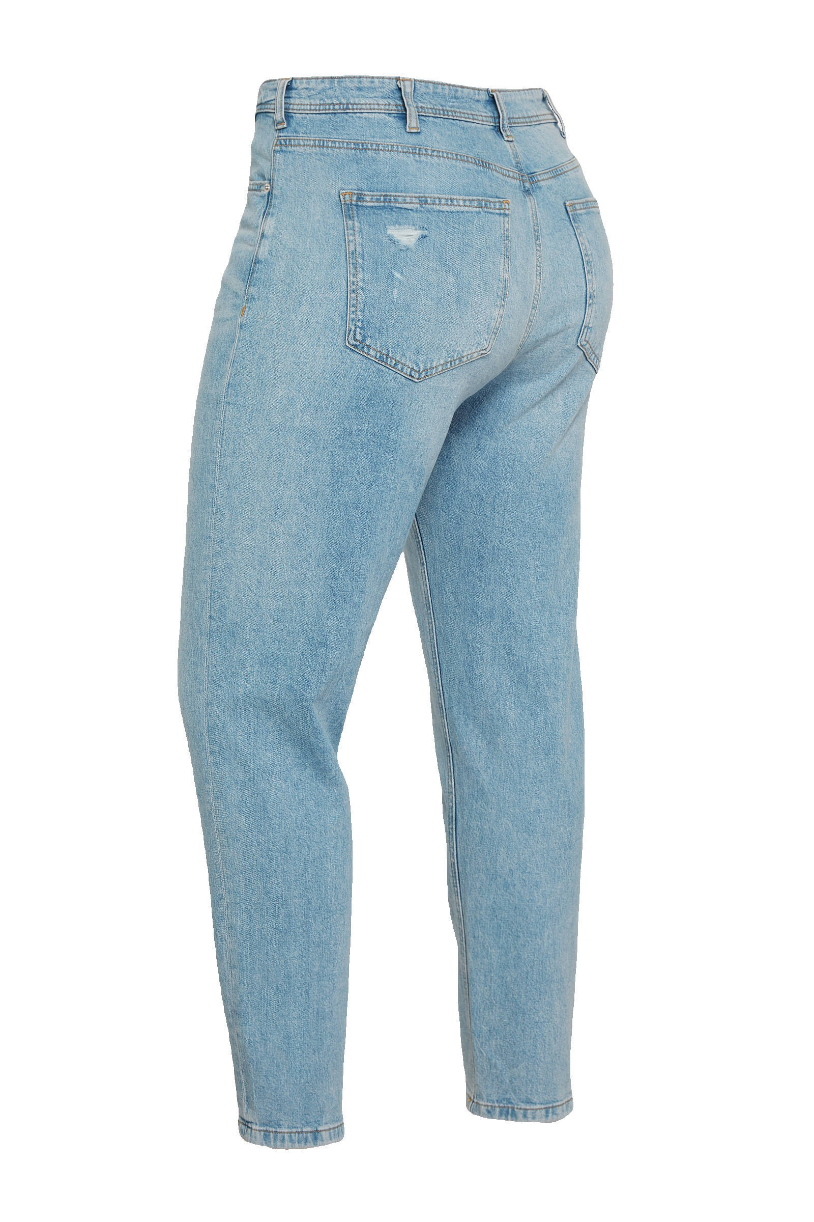 C&A XL Clockhouse mom jeans lichtblauw wehkamp