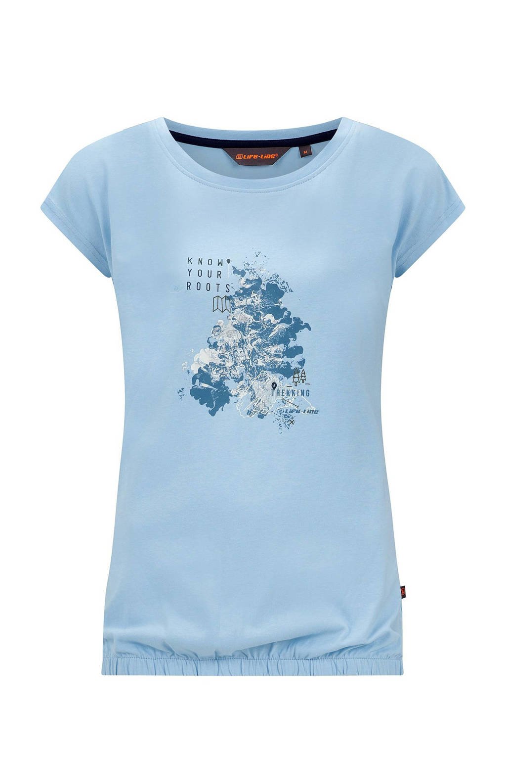 Life-Line outdoor T-shirt Nena lichtblauw, Lichtblauw