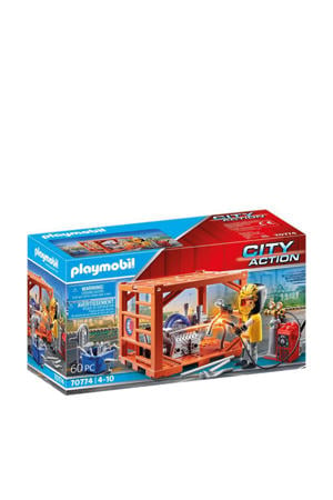 Wehkamp Playmobil City Action Cargo Container productie 70774 aanbieding