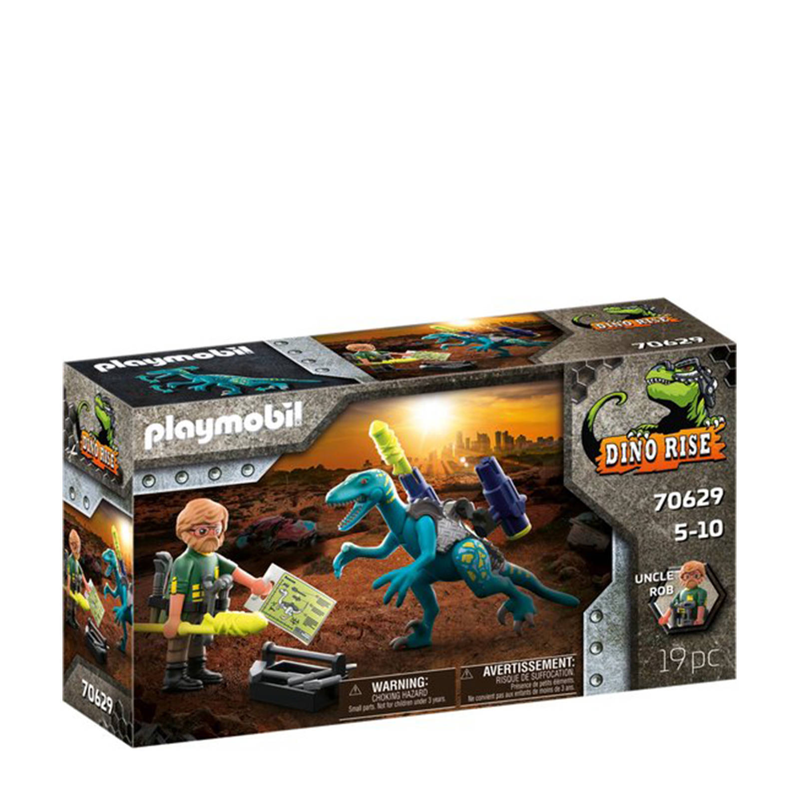 Playmobil ® Constructie speelset Deinonychus Uncle Rob bewapenen voor de strijd(70629 ), Dino Rise Gemaakt in Europa(19 stuks ) online kopen