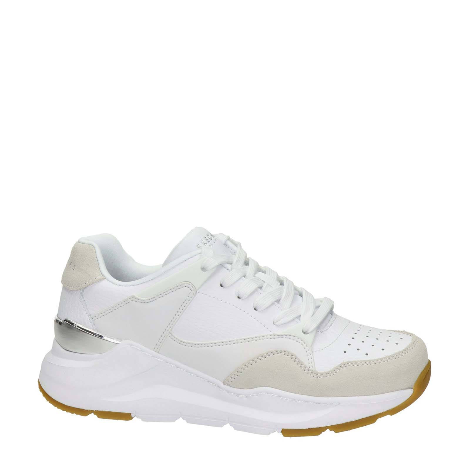 Skechers Street Rovina leren sneakers wit | wehkamp