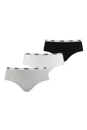 hipster (set van 3) wit/grijs/zwart