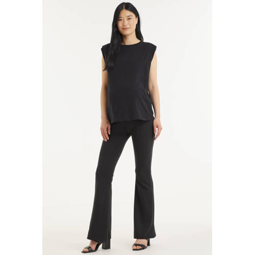 ONLY MATERNITY low waist flared zwangerschapsbroek Fever zwart afbeelding