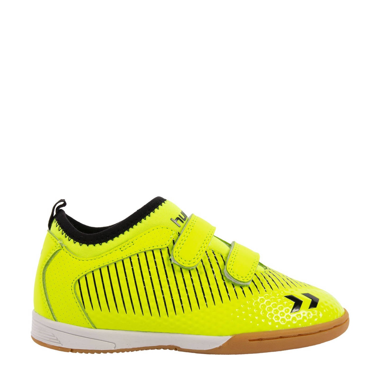 hummel Zoom JR IN sportschoenen neon geel/zwart | wehkamp