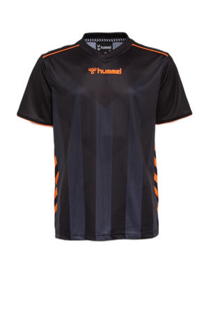 Junior  sport T-shirt Ground Pro Limited zwart/oranje