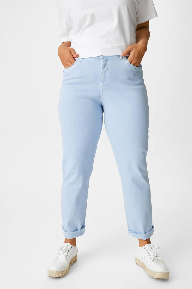 Origineel sensatie creëren C&A XL Yessica slim fit jeans lichtblauw | wehkamp