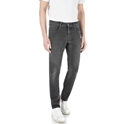 Replay Grey regular slim fit jeans dark grey