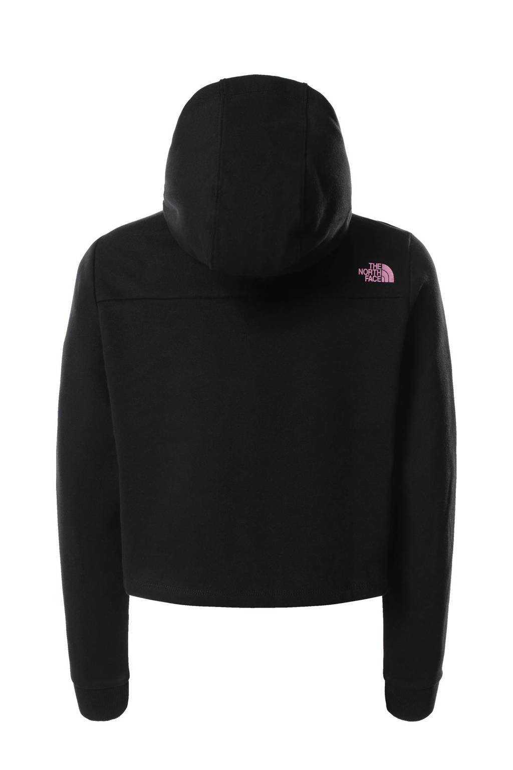 The North Face hoodie Drew Peak met logo zwart/violet, Zwart/violet