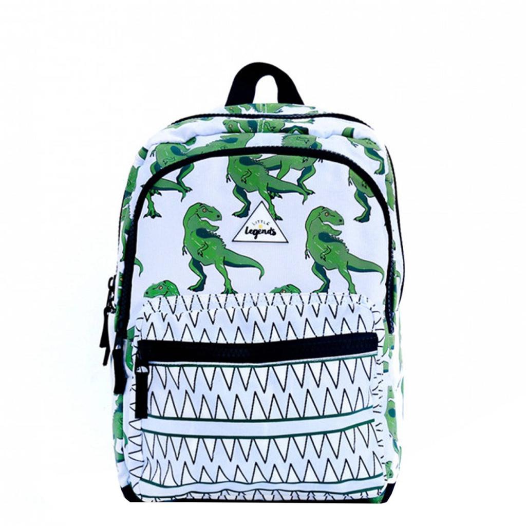 Little Legends rugzak Dino lichtblauw/groen