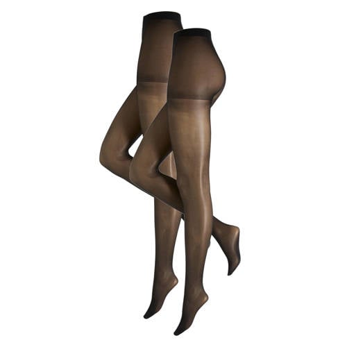 anytime panty 40 denier - set van 2 zwart afbeelding