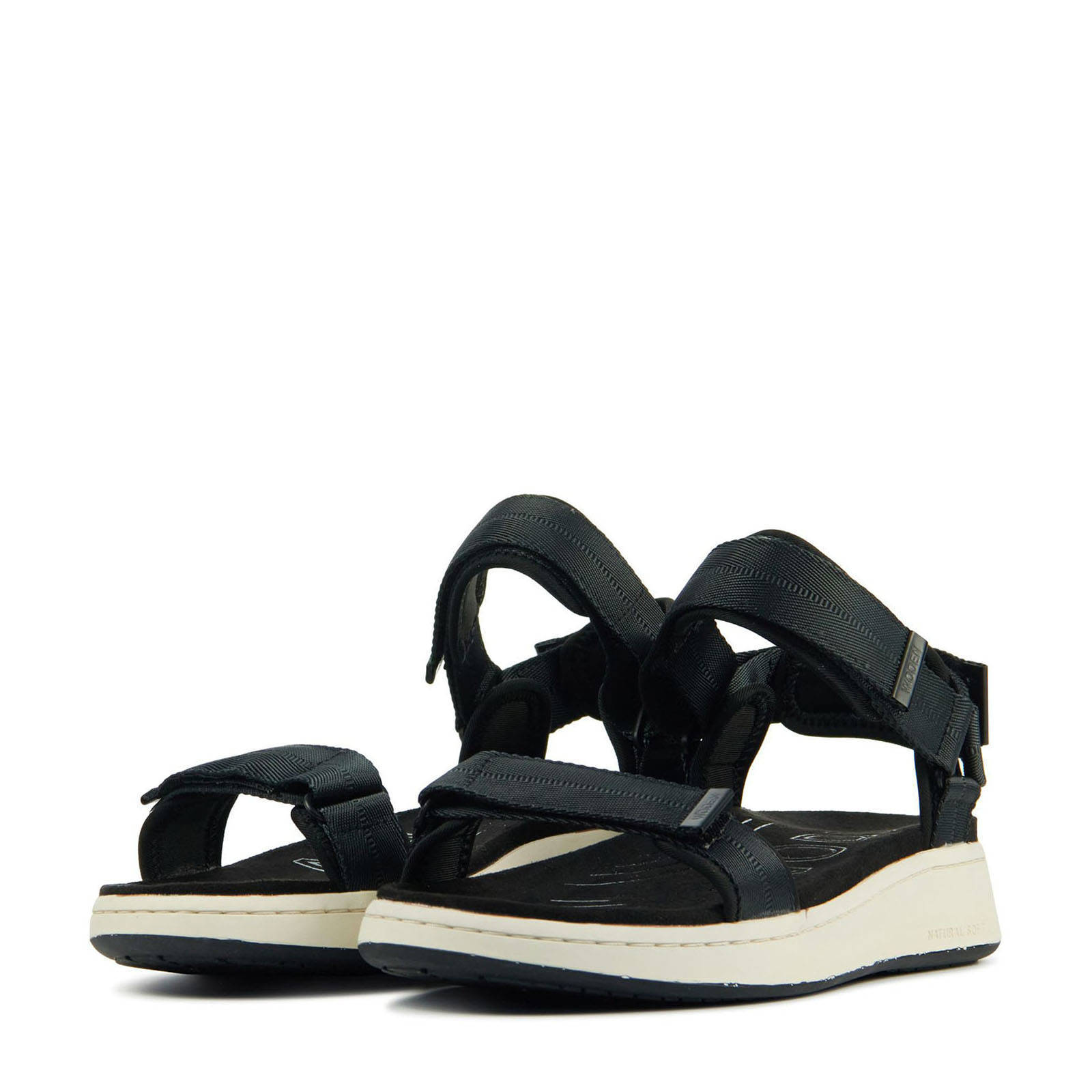 Woden wl922-020 Sandalen Zwart