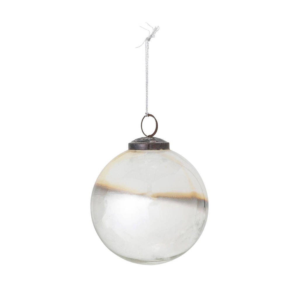 Bloomingville kerstbal Mouna (ø10 cm), Wit
