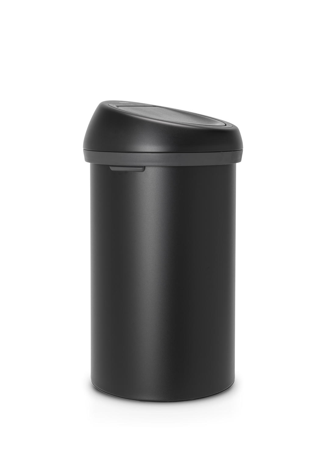 Brabantia Touch Bin Prullenbak 60 liter Moonlight Black wehkamp