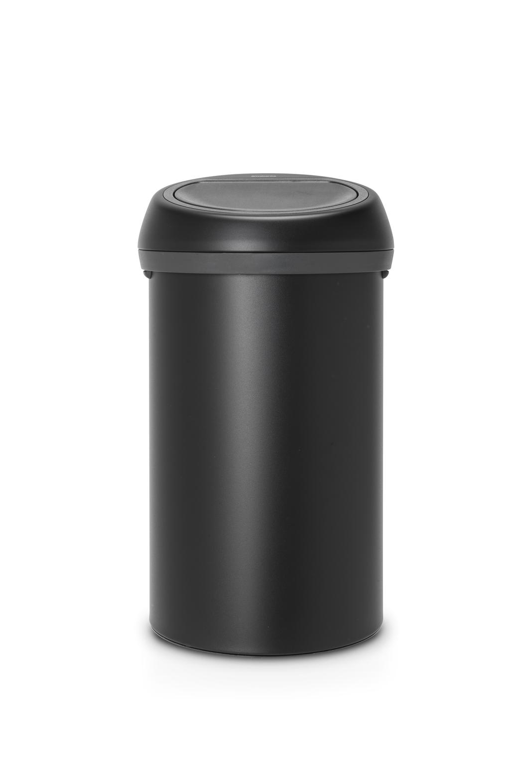 Brabantia Touch Bin Prullenbak - 60 liter - Moonlight Black