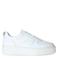 Sacha leren plateau sneakers wit