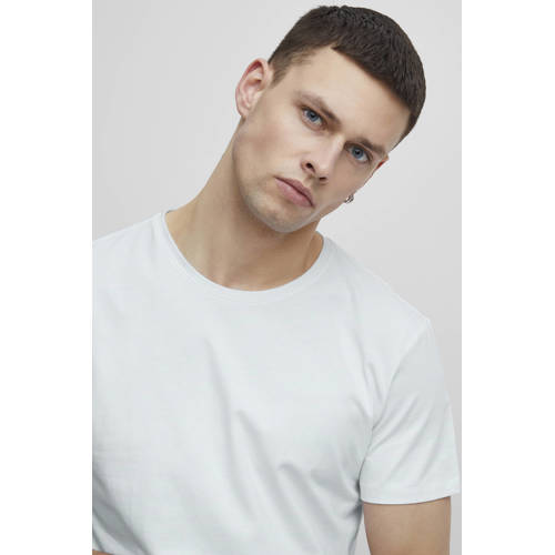 Blend basic T-shirt (set van 2) wit afbeelding