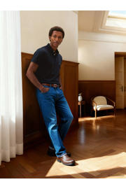 thumbnail: Tommy Hilfiger slim polo donkerblauw