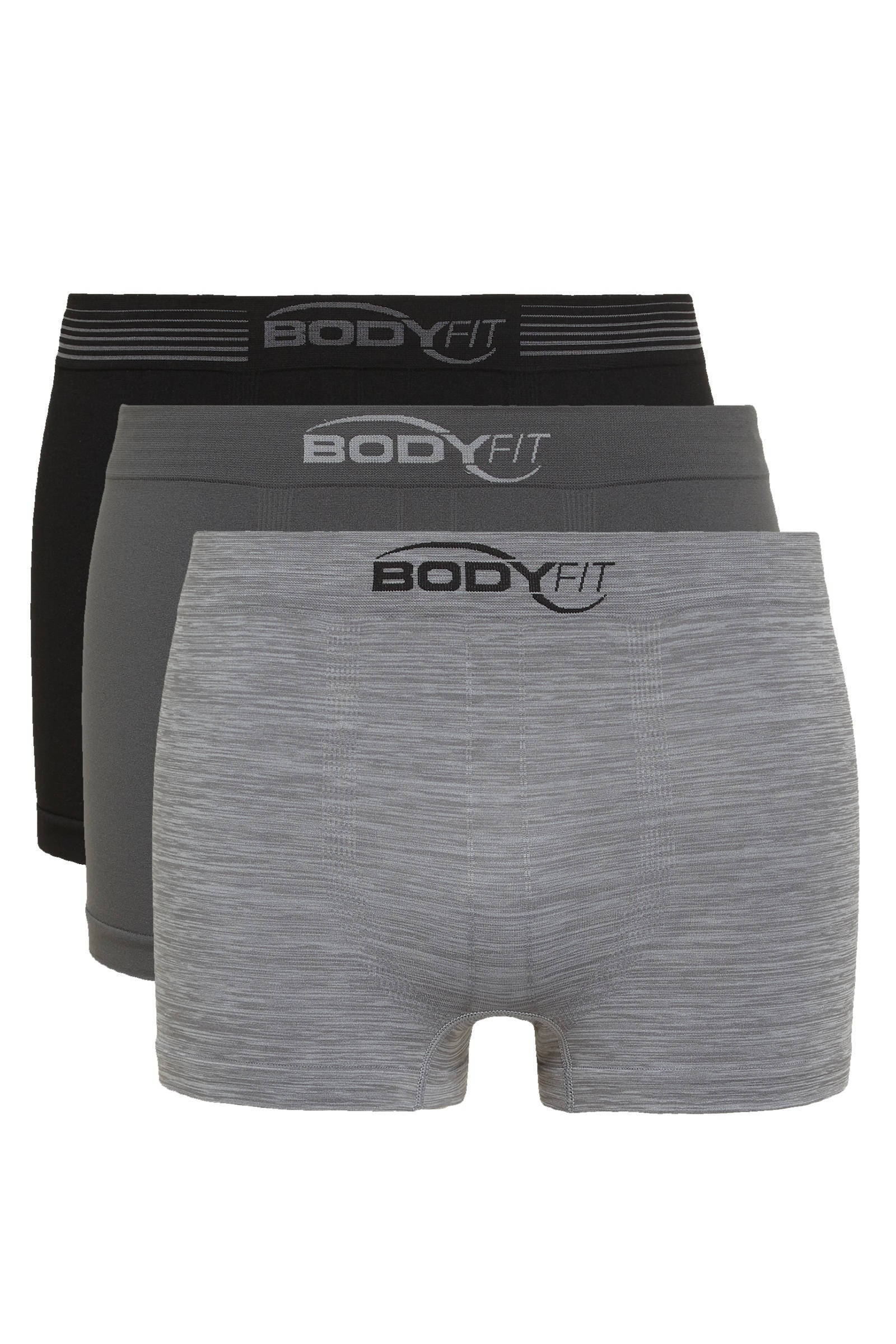WRANGLER Willox boxershorts zwart/wit/gemêleerd grijs XL