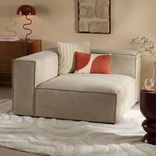 NOUS Living chaise longue rechts (modulair) Igor - Beige