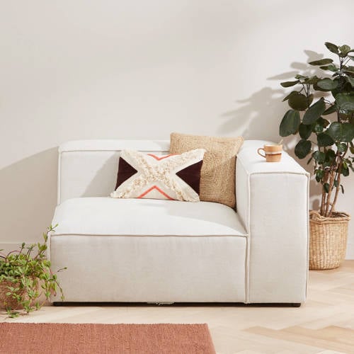 NOUS Living chaise longue rechts (modulair) Igor - Creme