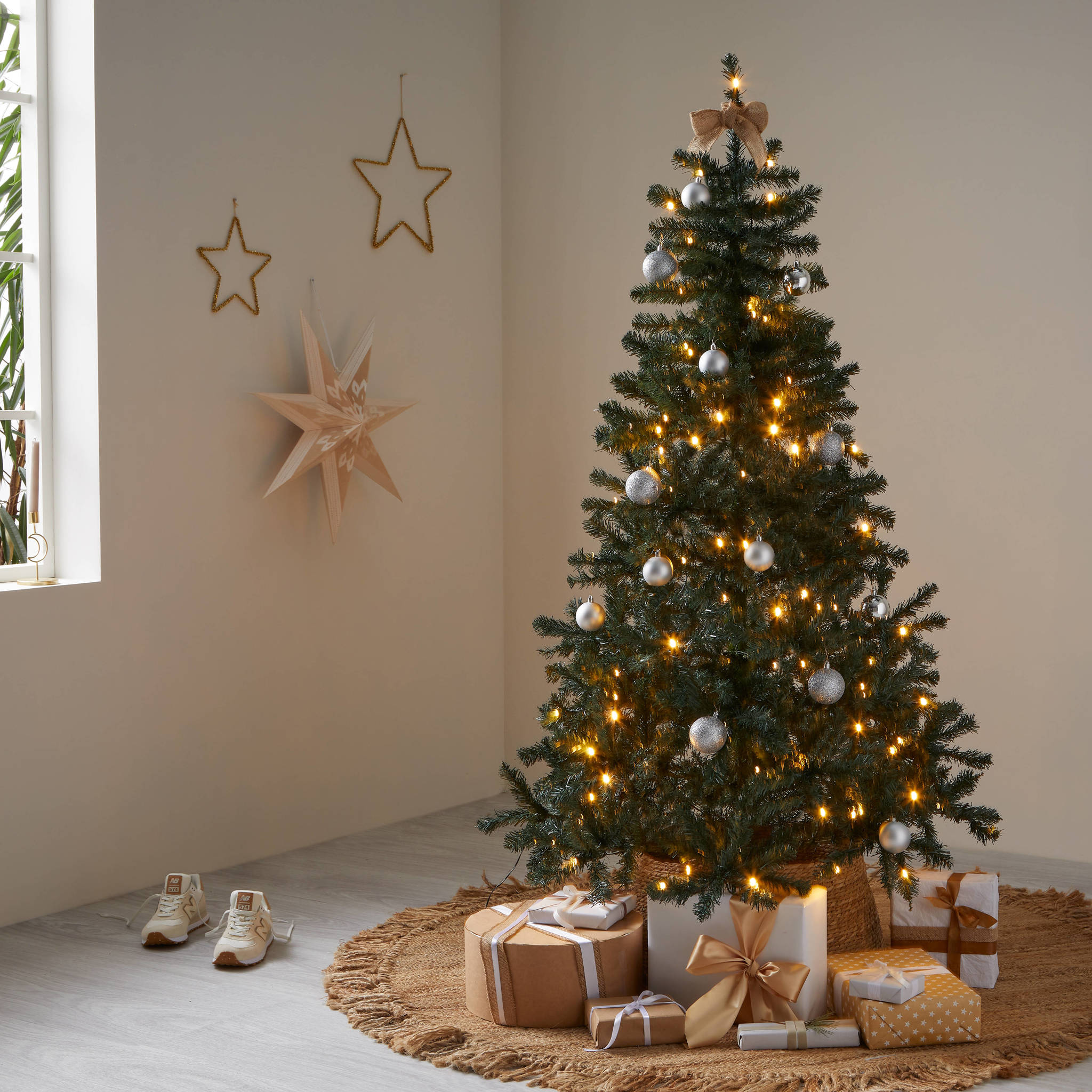 Disciplinair Higgins risico Wehkamp Home verlichte kerstboom Noble Fir (h155 x Ø91 cm) | wehkamp