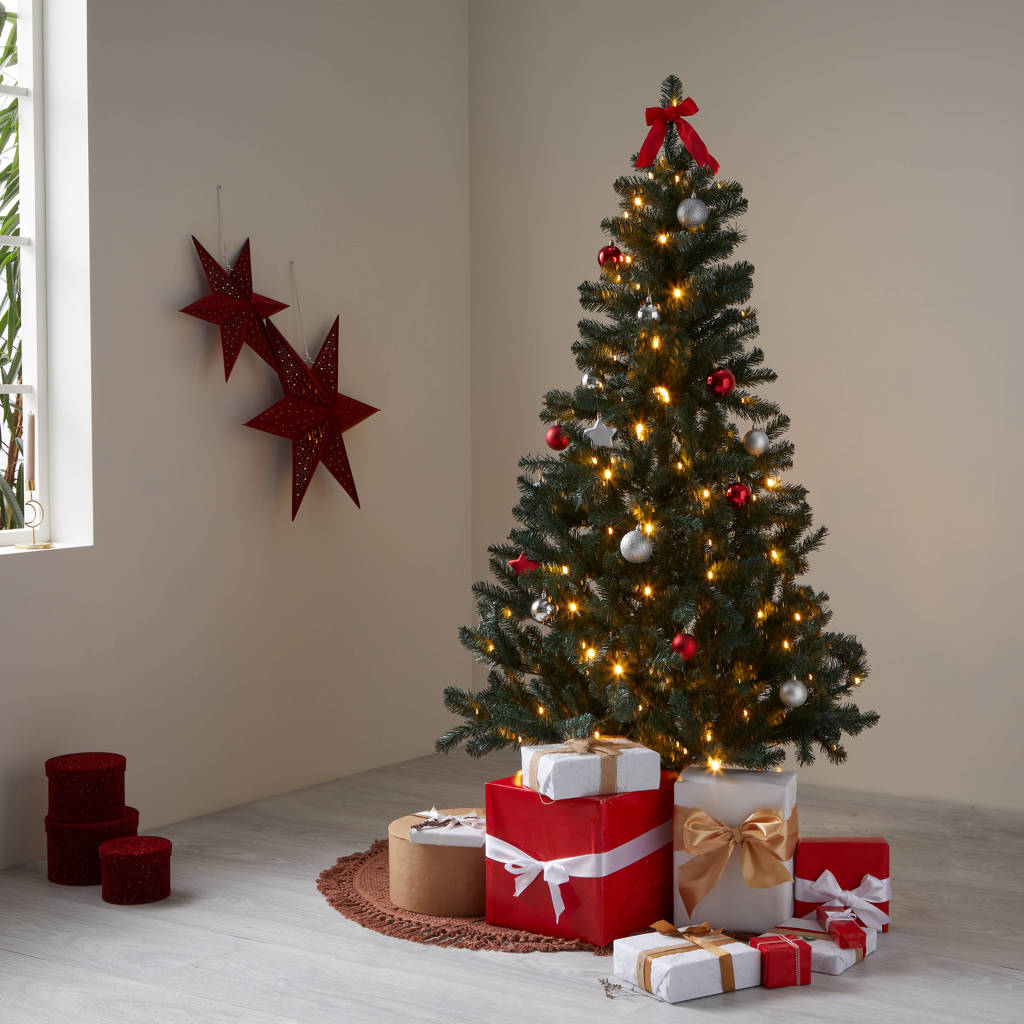 Rommelig kolonie lenen Wehkamp Home verlichte kerstboom Douglas (h185 x Ø115 cm) | wehkamp