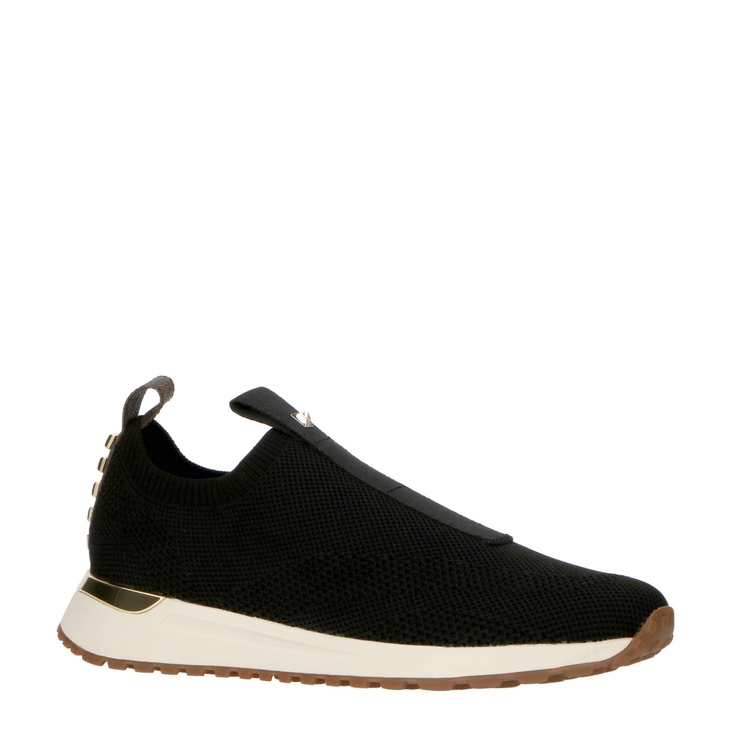 Michael Kors Bodie slip on sneakers met studs zwart | wehkamp