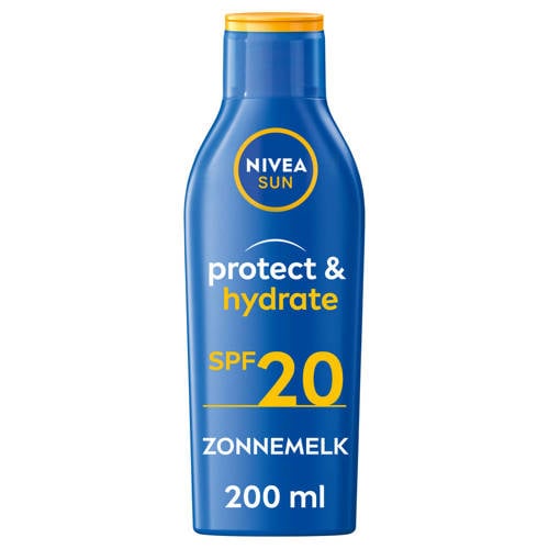 Wehkamp NIVEA SUN protect & hydrate zonnemelk SPF 20 - 200 ml aanbieding