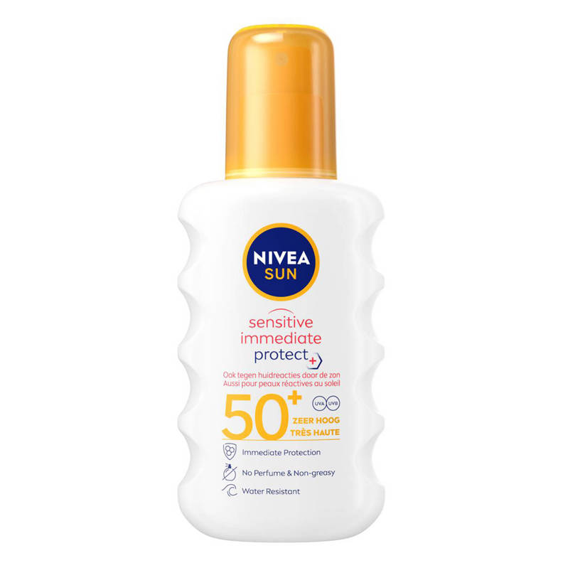 NIVEA SUN sensitive antiallergy spf50+ 200 ml wehkamp