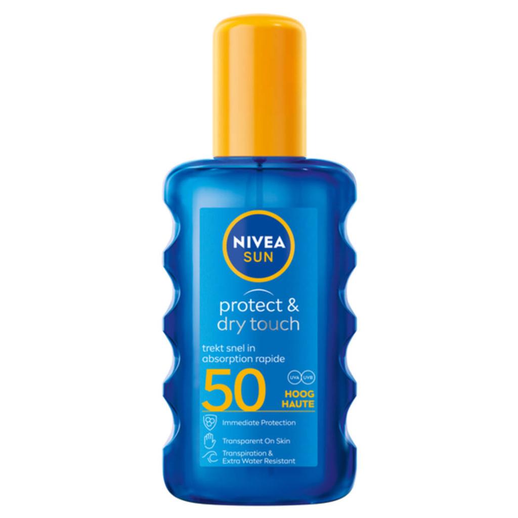 NIVEA SUN protect & dry touch transparante zonnespray SPF 50 - 200 ml