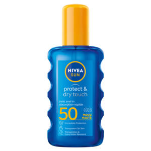 protect & dry touch transparante zonnespray SPF 50 - 200 ml