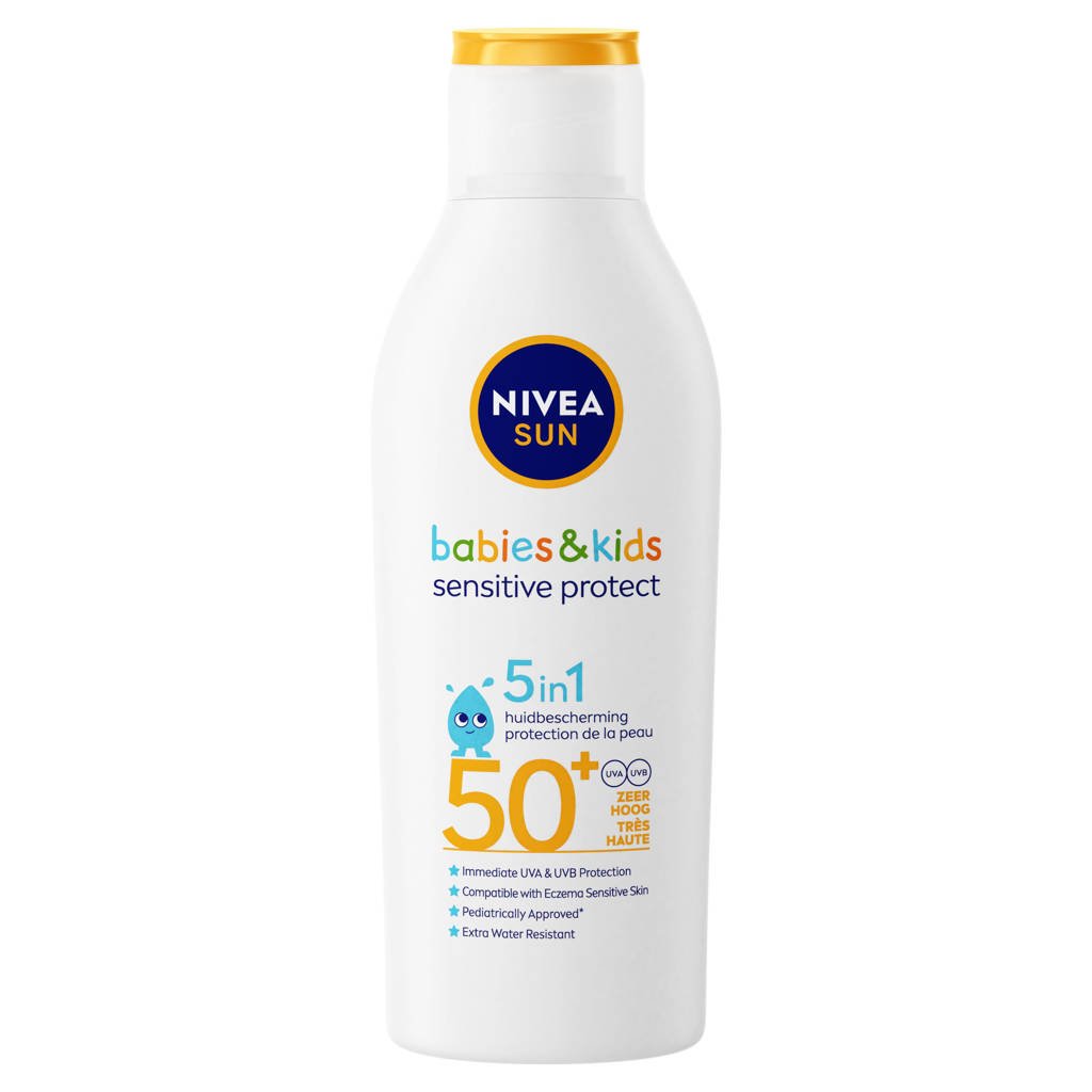 NIVEA SUN Kids sensitive protect & play zonnemelk spf 50+ - 200 ml