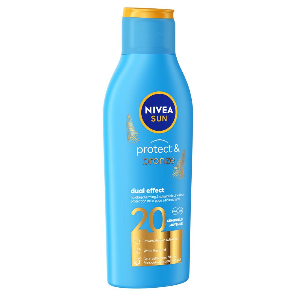 Nivea Sun Protect And Bronze Lotion Spf 20 200 Ml Wehkamp