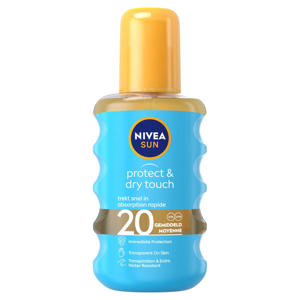 protect & dry touch transparante zonnespray SPF 20 - 200 ml