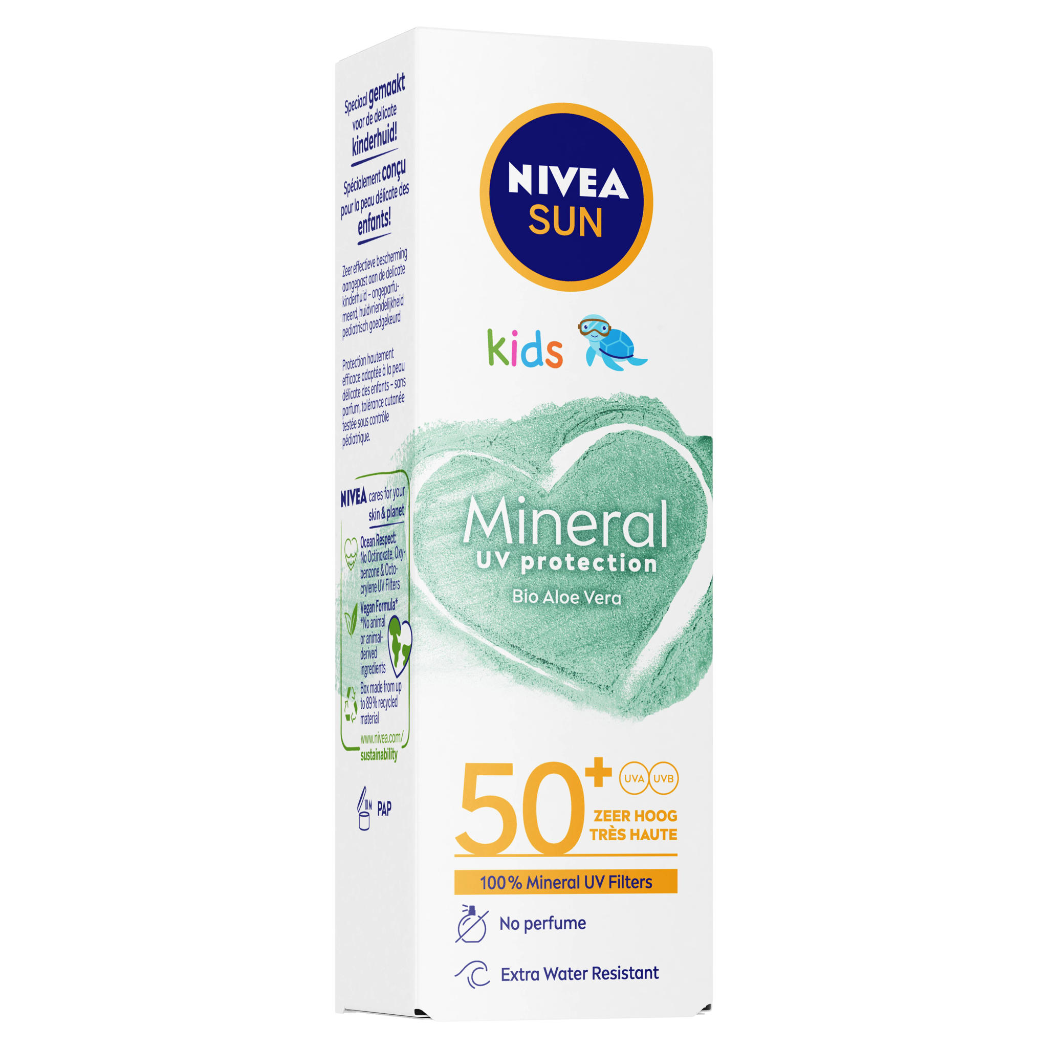 NIVEA SUN Kids mineral spf50+ - 50 ml | wehkamp