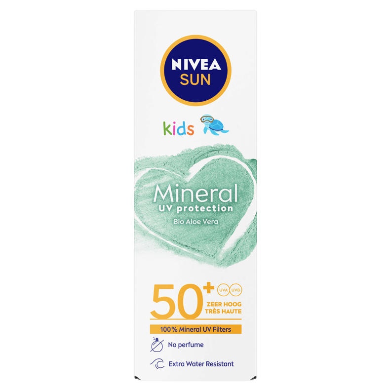 NIVEA SUN Kids mineral spf50+ - 50 ml | wehkamp
