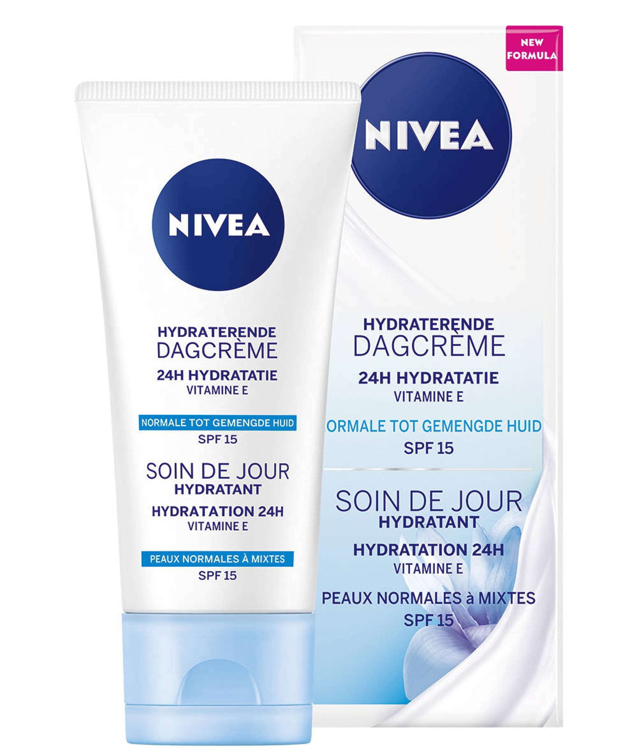 kromme Begunstigde Vol NIVEA Essentials +24h hydraterende dagcrème spf15 - 50 ml | wehkamp