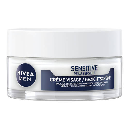 NIVEA FOR MEN Sensitive gezichtscreme - 50 ml afbeelding
