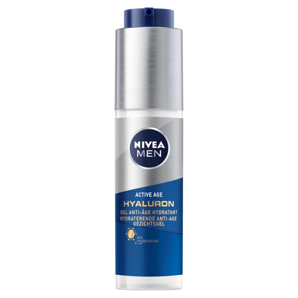 NIVEA FOR MEN Active Age Hyaluron hydraterende gezichtsgel - 50 ml