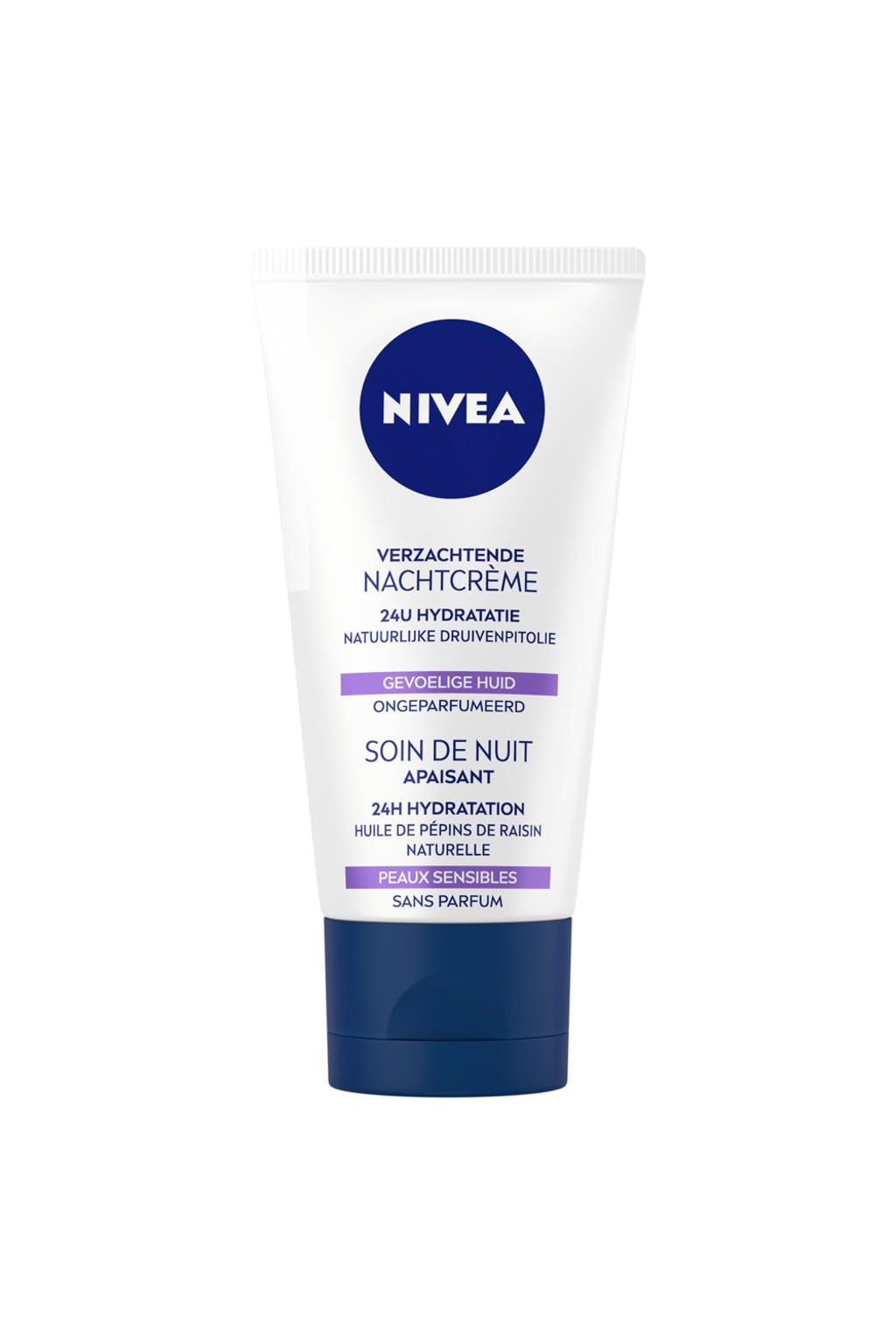 NIVEA Essentials +24h sensitive nachtcreme - 50 ml