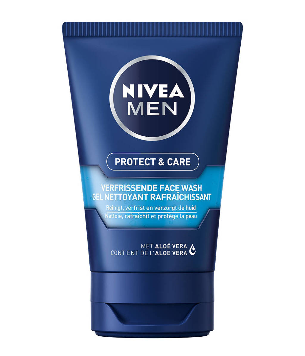 NIVEA MEN protect & care verfrissende face wash - 100 ml