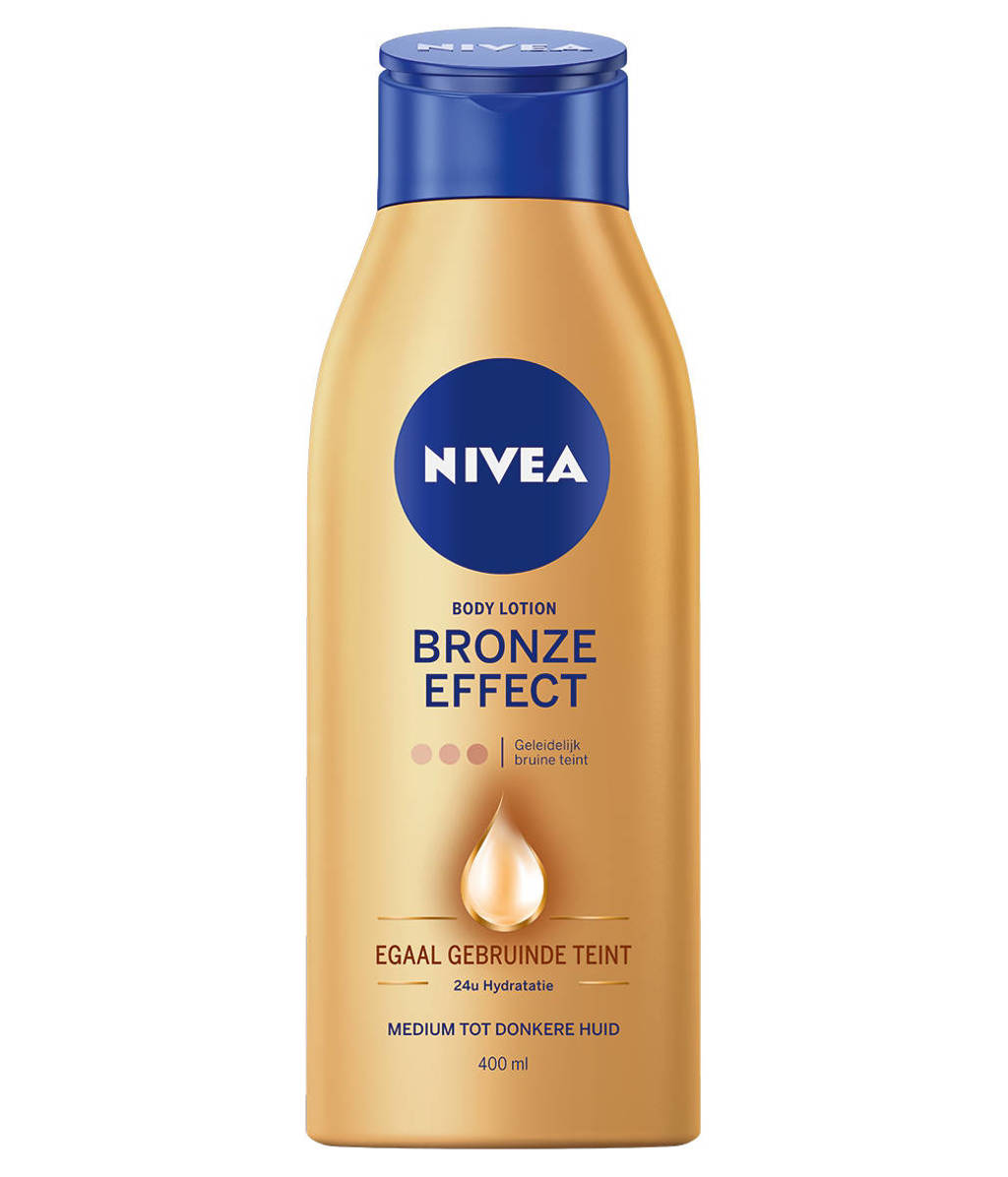NIVEA bronze effect medium tot donkere huid body lotion - 400 ml