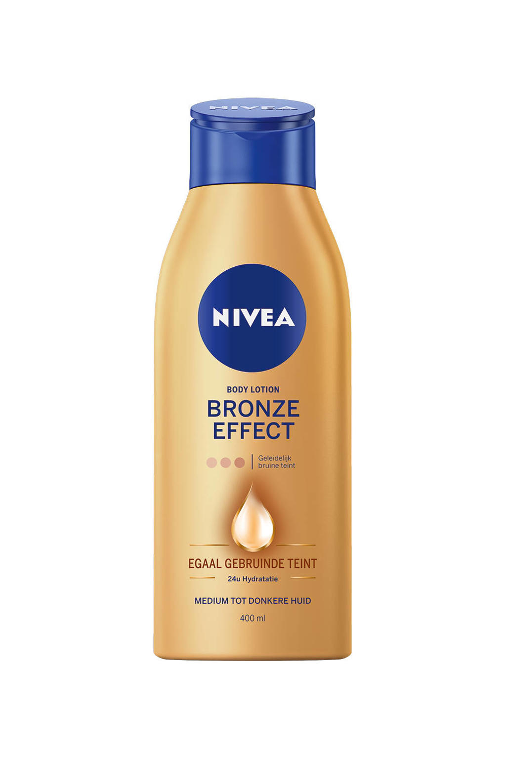 NIVEA bronze effect medium tot donkere huid body lotion - 400 ml