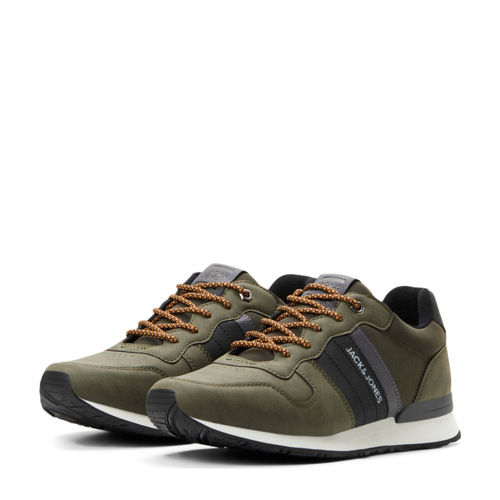 JACK \u0026 JONES JFWGOLDING sneakers olijfgroen | wehkamp
