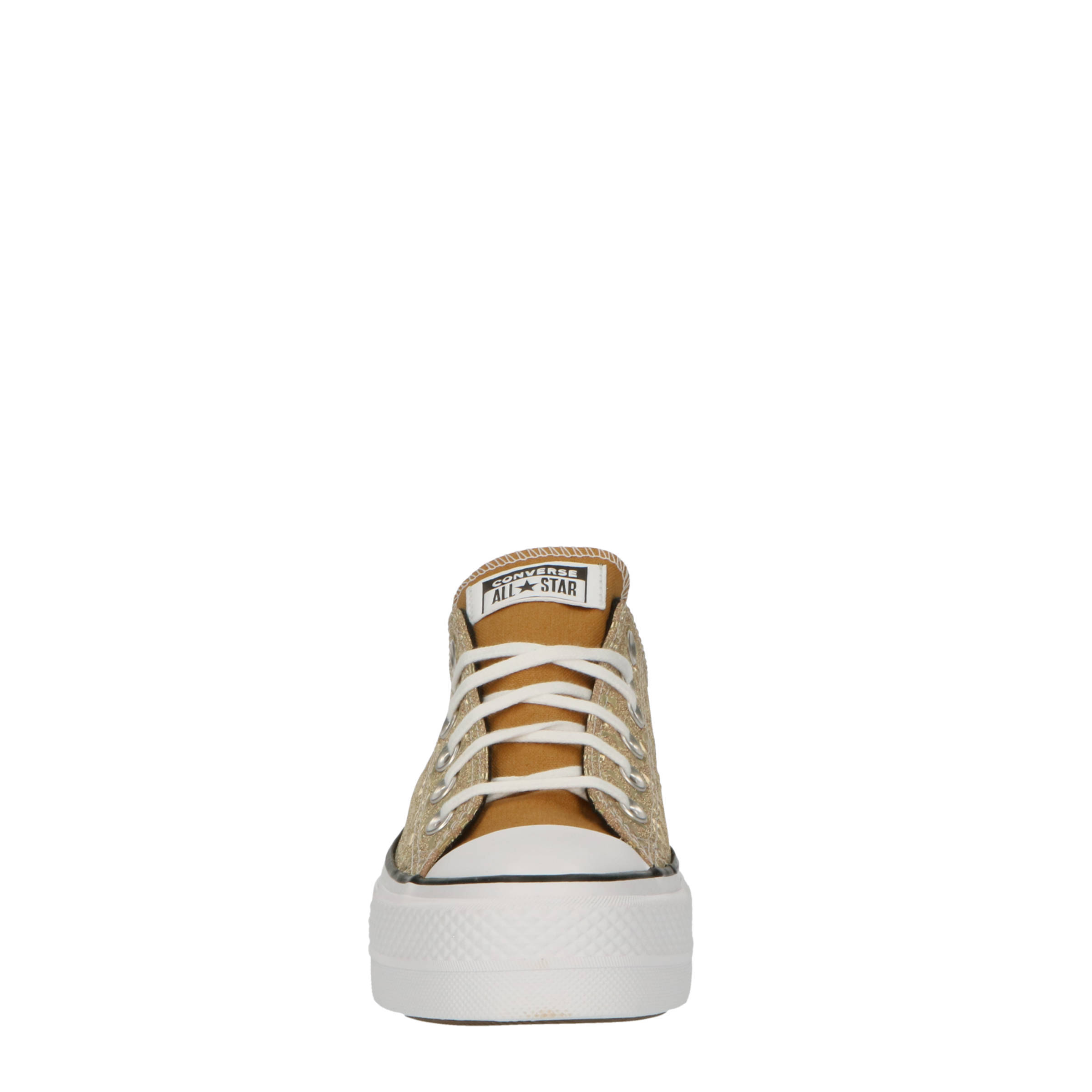 Converse Chuck Taylor All Star Leopard Glitter sneakers goud/zwart/wit |  wehkamp