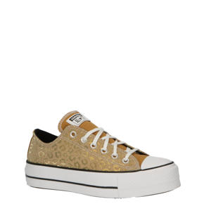 Chuck Taylor All Star Leopard Glitter sneakers goud/zwart/wit