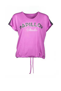 Papillon sport T-shirt roze, Roze
