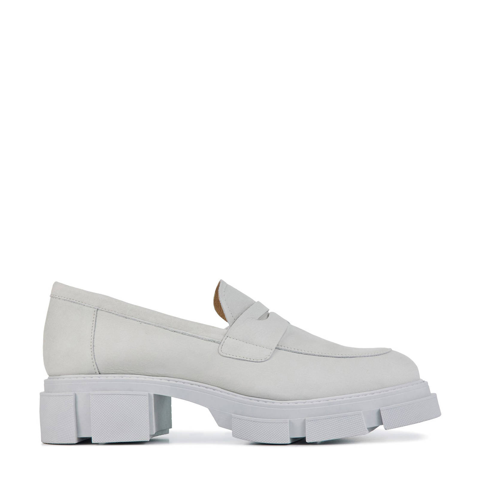 Red Rag 78138 chunky nubuck loafers off white online kopen