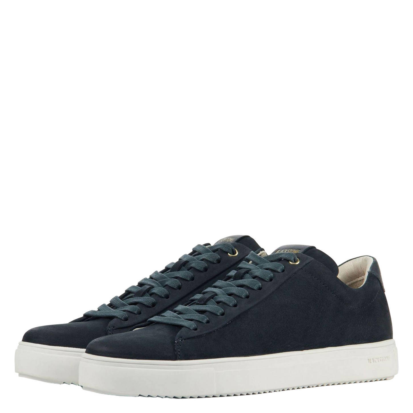 Blackstone RM51 leren sneakers donkerblauw | wehkamp