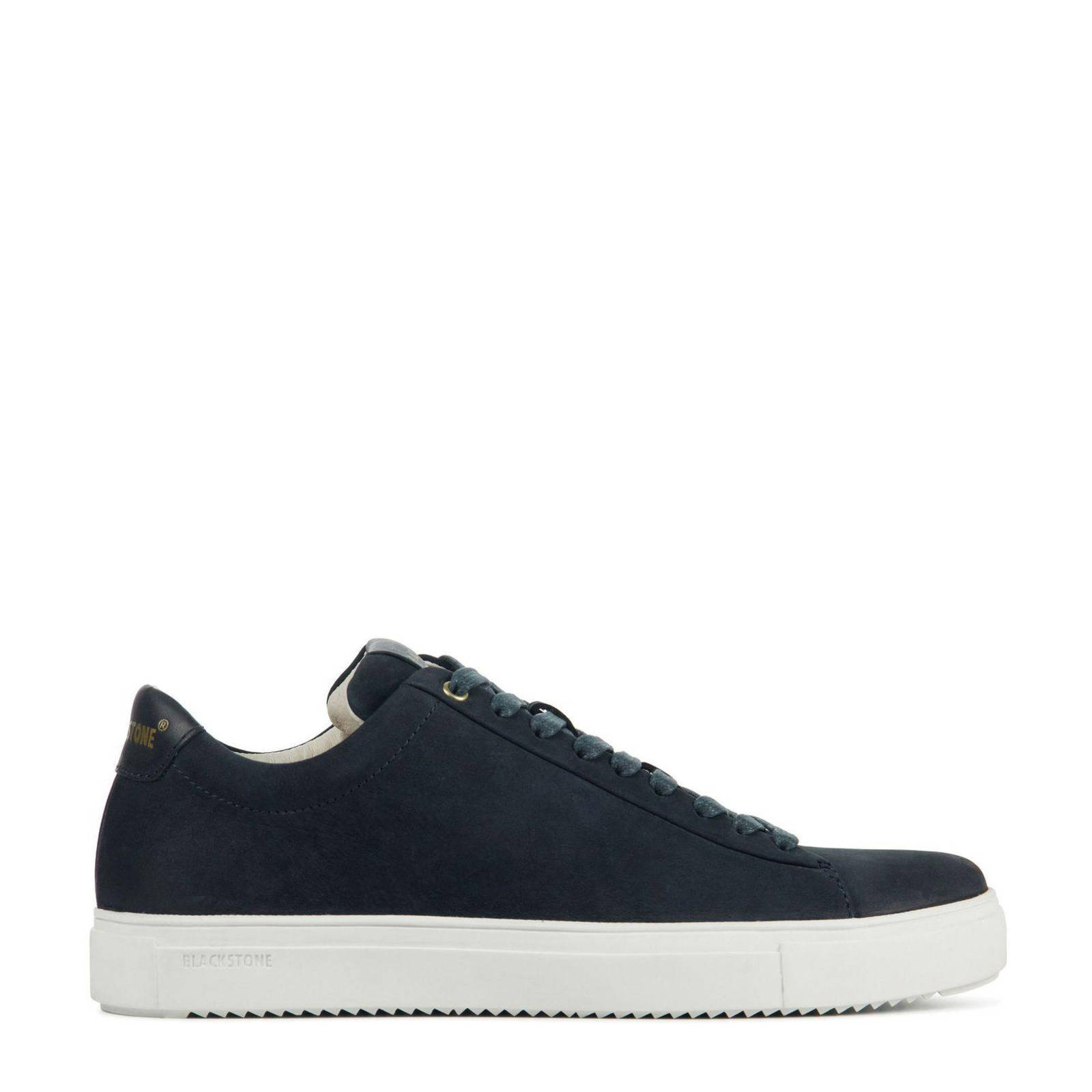 Blackstone RM51 leren sneakers donkerblauw | wehkamp